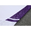 Chandal del Real Madrid Manga Corta 2022-23 Blanco y Purpura - Pantalon Corto