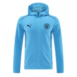 Chaqueta con Capucha del Manchester City 2024-25 Azul Chaqueta con Capucha del Manchester City 2024-25 Azul