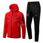 Chandal con Capucha del Paris Saint-Germain 22-23 Rojo Chandal con Capucha del Paris Saint-Germain 22-23 Rojo