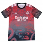 Camiseta Real Madrid Dragon 2024-25 Tailandia Tailandia Rojo Camiseta Real Madrid Dragon 2024-25 Tailandia Tailandia Rojo