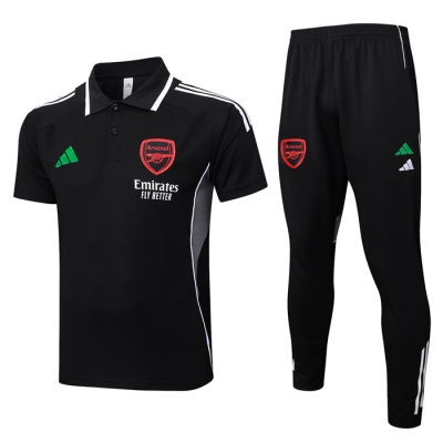 Conjunto Polo del Arsenal 25-26 Negro
