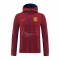 Chaqueta con Capucha del Barcelona 20-21 Rojo Chaqueta con Capucha del Barcelona 20-21 Rojo