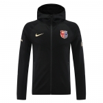 Chaqueta con Capucha del Barcelona 2024-25 Negro Chaqueta con Capucha del Barcelona 2024-25 Negro