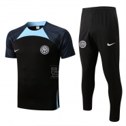 Chandal del Inter Milan Manga Corta 2022-23 Negro