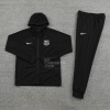 Chandal con Capucha del Barcelona 22-23 Negro