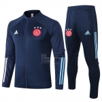 Chandal de Chaqueta del Ajax Nino 20-21 Azul Chandal de Chaqueta del Ajax Nino 20-21 Azul