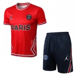 Chandal del Paris Saint-Germain Jordan Manga Corta 22-23 Rojo - Pantalon Corto Chandal del Paris Saint-Germain Jordan Manga Corta 22-23 Rojo - Pantalon Corto