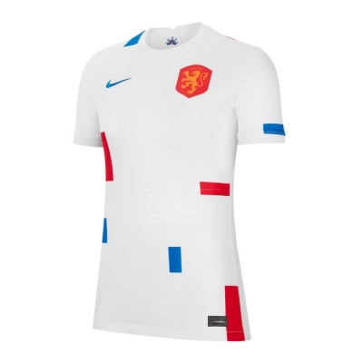 2ª Equipacion Camiseta Paises Bajos Mujer Euro 2022