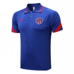 Camiseta Polo del Atletico Madrid 22-23 Azul Camiseta Polo del Atletico Madrid 22-23 Azul