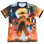 Camiseta Japon Anime 2025 Tailandia Negro Naranja Camiseta Japon Anime 2025 Tailandia Negro Naranja