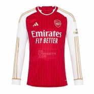 Manga Larga 1ª Equipacion Camiseta Arsenal 23-24