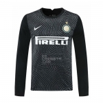 Manga Larga Camiseta Inter Milan Portero 20-21 Negro