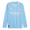 Manga Larga 1a Equipacion Camiseta Manchester City Nino 23-24