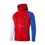 Chaqueta con Capucha del Paris Saint-Germain 2020-21 Rojo Chaqueta con Capucha del Paris Saint-Germain 2020-21 Rojo