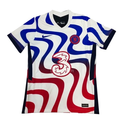 Camiseta de Entrenamiento Chelsea 2020-21 Blanco