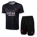 Chandal del Paris Saint-Germain Jordan Manga Corta 2024-2025 Negro - Pantalon Corto Chandal del Paris Saint-Germain Jordan Manga Corta 2024-2025 Negro - Pantalon Corto
