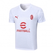 Camiseta de Entrenamiento AC Milan 23-24 Blanco