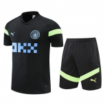 Chandal del Manchester City Manga Corta 2022-2023 Negro - Pantalon Corto Chandal del Manchester City Manga Corta 2022-2023 Negro - Pantalon Corto