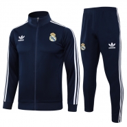 Chandal de Chaqueta del Real Madrid 2024-2025 Azul Chandal de Chaqueta del Real Madrid 2024-2025 Azul