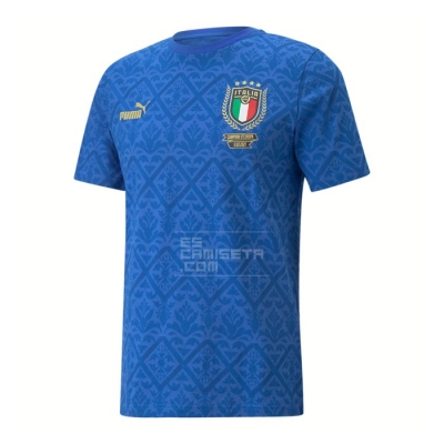 Camiseta Italia European Champions 2020 Tailandia Azul