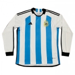 1a Equipacion Camiseta Argentina 3 Estrellas Manga Larga 2022