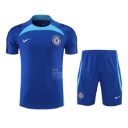 Chandal del Chelsea Manga Corta 22-23 Azul - Pantalon Corto