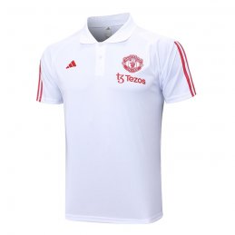 Camiseta Polo del Manchester United 2023-24 Blanco