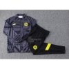 Chandal de Chaqueta del Borussia Dortmund 22-23 Negro y Gris