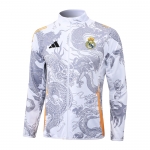 Chaqueta del Real Madrid Dragon 2024-25 Blanco Chaqueta del Real Madrid Dragon 2024-25 Blanco