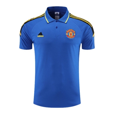 Camiseta Polo del Manchester United 22-23 Azul