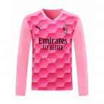 Manga Larga Camiseta AC Milan Portero 20-21 Rosa Manga Larga Camiseta AC Milan Portero 20-21 Rosa