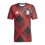 Camiseta Pre Partido del Benfica 25-26 Negro Rojo
