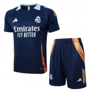 Chandal del Real Madrid Manga Corta 2024-25 Azul - Pantalon Corto Chandal del Real Madrid Manga Corta 2024-25 Azul - Pantalon Corto