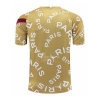 Camiseta de Entrenamiento Paris Saint-Germain Jordan 20-21 Amarillo