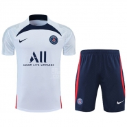 Chandal del Paris Saint-Germain Manga Corta 2022-23 Blanco - Pantalon Corto