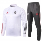 Chandal de Sudadera del Real Madrid 20/21 Blanco Chandal de Sudadera del Real Madrid 20/21 Blanco