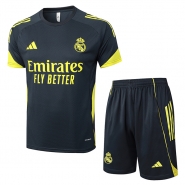 Chandal del Real Madrid Manga Corta 25-26 Negro Amarillo - Pantalon Corto Chandal del Real Madrid Manga Corta 25-26 Negro Amarillo - Pantalon Corto