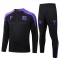 Chandal de Sudadera del Barcelona Nino 25-26 Negro Purpura