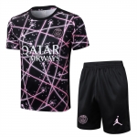 Chandal del Paris Saint-Germain Jordan Manga Corta 25-26 Negro Rosa - Pantalon Corto Chandal del Paris Saint-Germain Jordan Manga Corta 25-26 Negro Rosa - Pantalon Corto