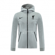 Chaqueta con Capucha del Liverpool 20-21 Gris Chaqueta con Capucha del Liverpool 20-21 Gris