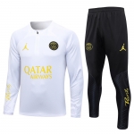 Chandal de Sudadera del Paris Saint-Germain Jordan Nino 23-24 Blanco Chandal de Sudadera del Paris Saint-Germain Jordan Nino 23-24 Blanco