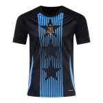 Camiseta Pre Partido del Argentina 2024 Negro Camiseta Pre Partido del Argentina 2024 Negro
