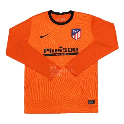 Manga Larga Camiseta Atletico Madrid Portero 20-21 Naranja