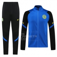 Chandal de Chaqueta del Inter Milan 20/21 Azul y Negro
