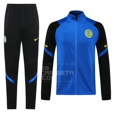 Chandal de Chaqueta del Inter Milan 20/21 Azul y Negro