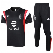Chandal del AC Milan Manga Corta 23-24 Negro