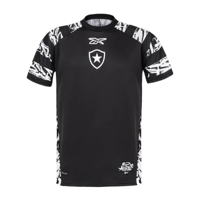 Camiseta Pre Partido del Botafogo 2025 Negro