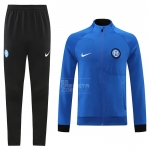 Chandal de Chaqueta del Inter Milan 22-23 Azul Chandal de Chaqueta del Inter Milan 22-23 Azul