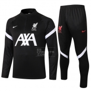 Chandal de Sudadera del Liverpool 20-21 Negro