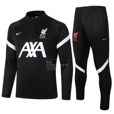 Chandal de Sudadera del Liverpool 20-21 Negro